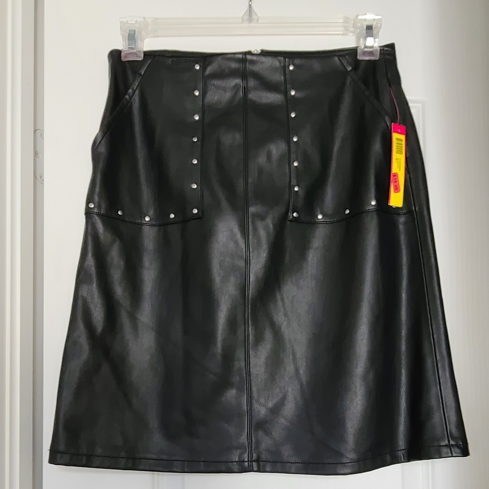 Black Studded Skirt
